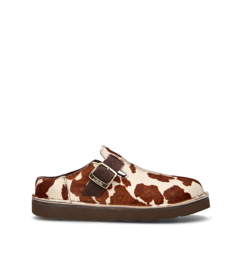 CLARKS CORE SOLSBURY MULE Sabot donna cow in cavallino