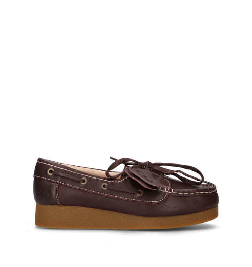 CLARKS EVO WALLABEE SEA Scarpa barca donna