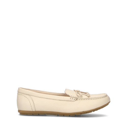 CLARKS ESSENTIALS ELLIOTTE SAIL Mocassino donna crema in pelle