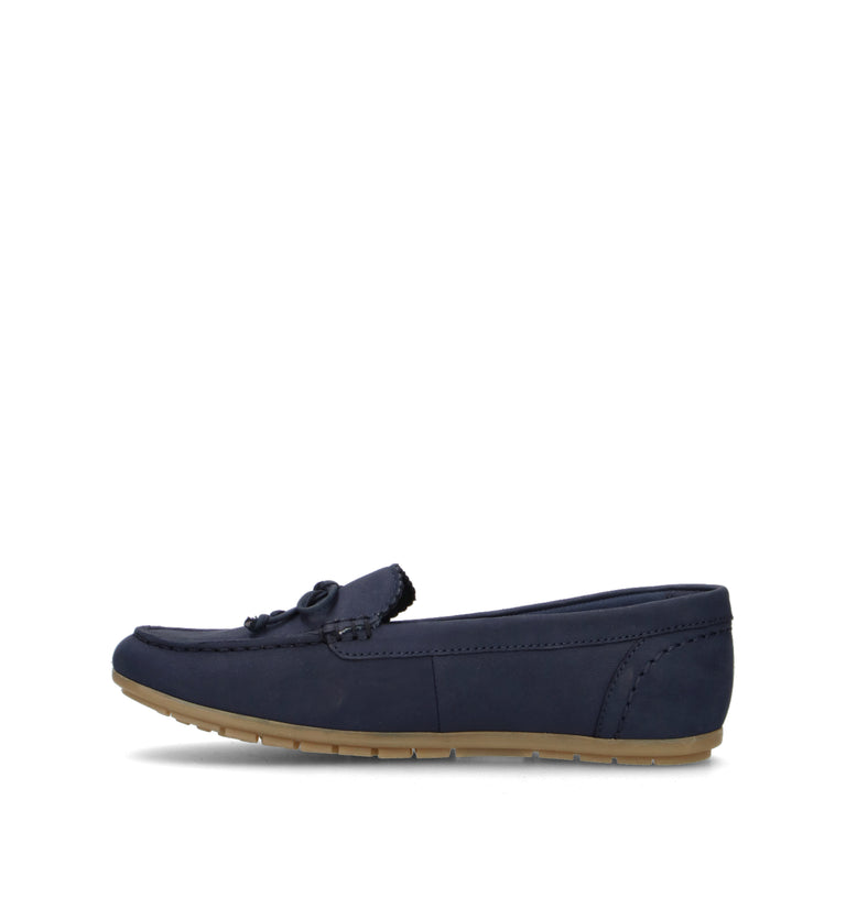 CLARKS ESSENTIALS ELLIOTTE SAIL Mocassino donna blu in nabuk