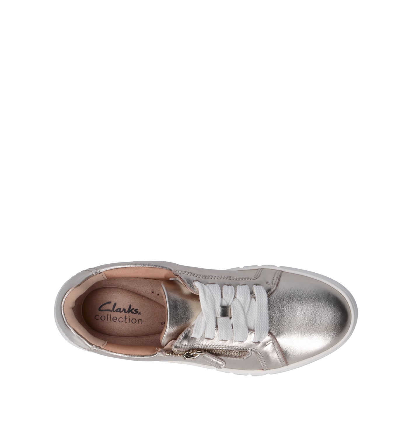 CLARKS ESSENTIALS MYKAH JOY Sneaker donna argento