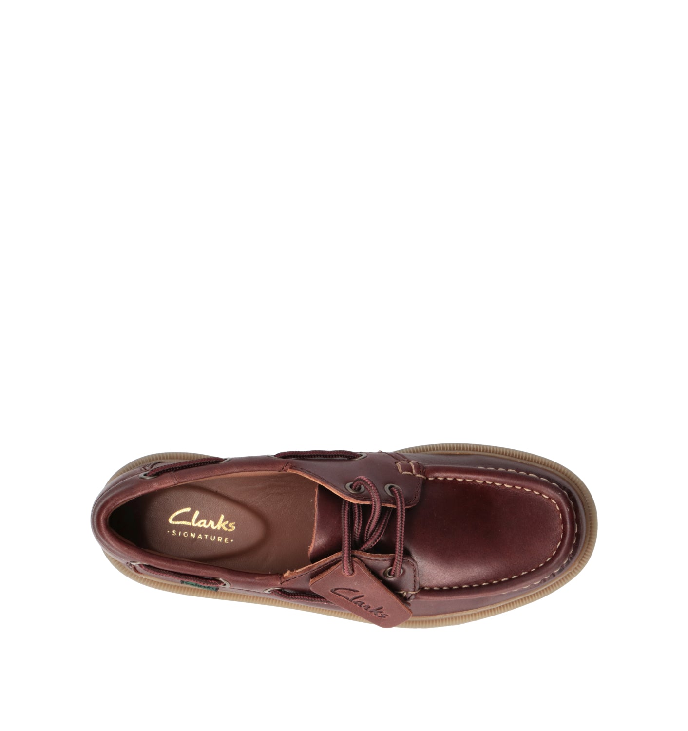 CLARKS CORE CLEYHILL BOAT Scarpa barca donna marrone in pelle