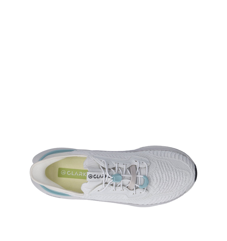 CLARKS CORE PACE RISE Sneaker uomo bianca