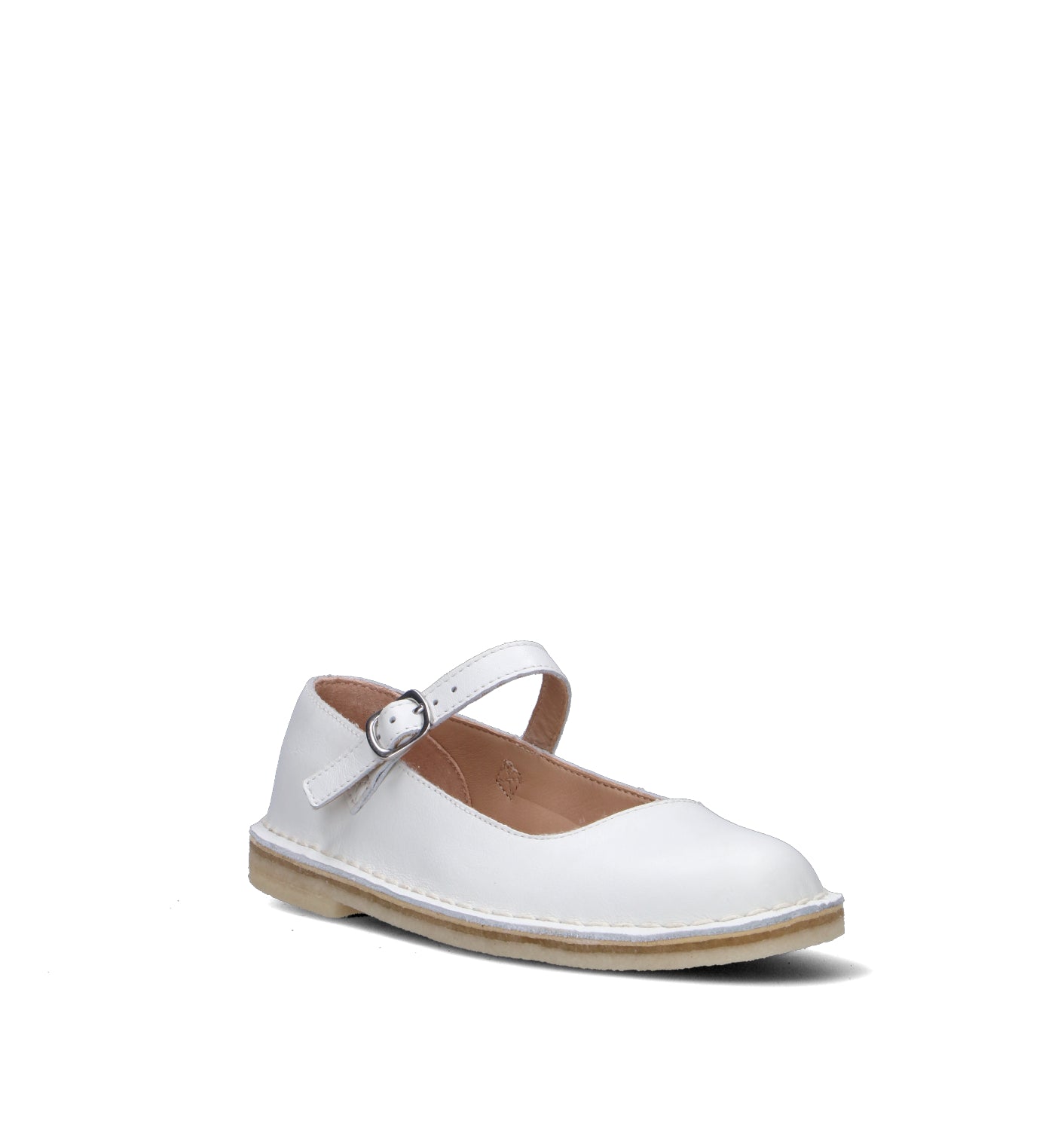 CLARKS ORIGINALS DESERT JANE Ballerina donna bianca in pelle