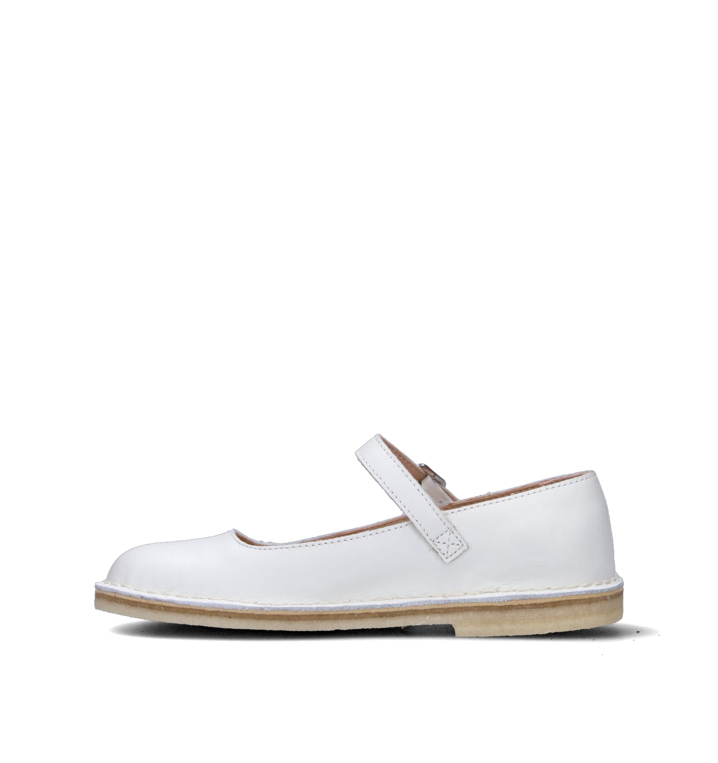 CLARKS ORIGINALS DESERT JANE Ballerina donna bianca in pelle