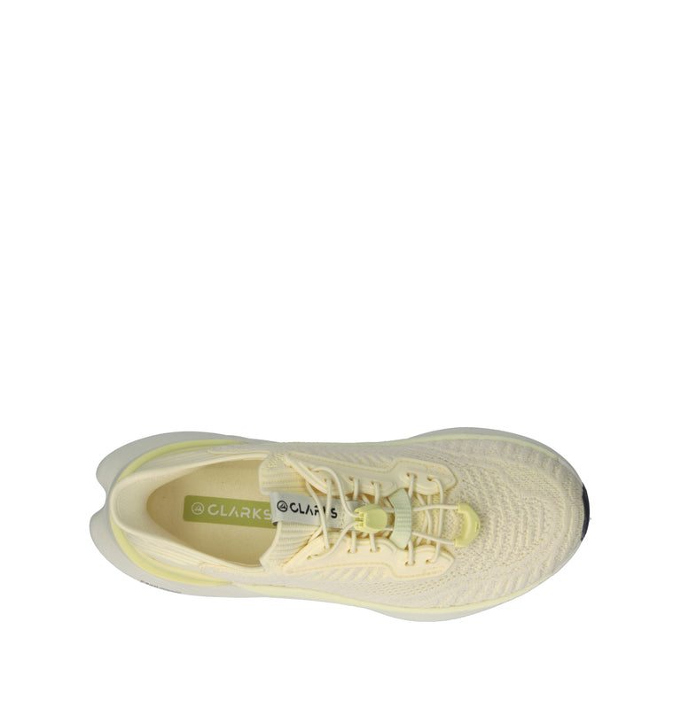 CLARKS CORE PACE RISE Sneaker donna gialla