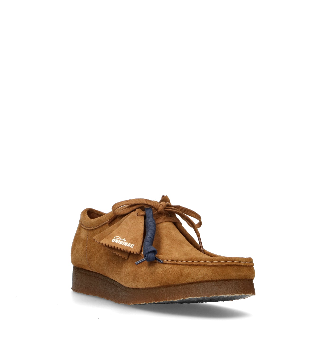 CLARKS ESSENTIALS WALLABEE Mocassino uomo marrone in suede