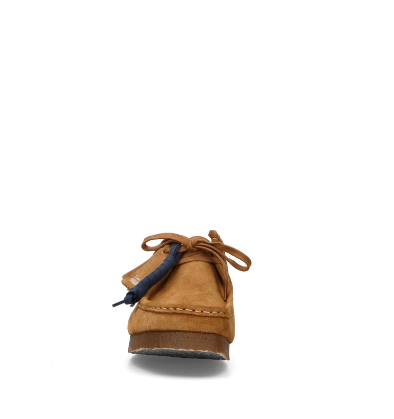 CLARKS ESSENTIALS WALLABEE Mocassino uomo marrone in suede