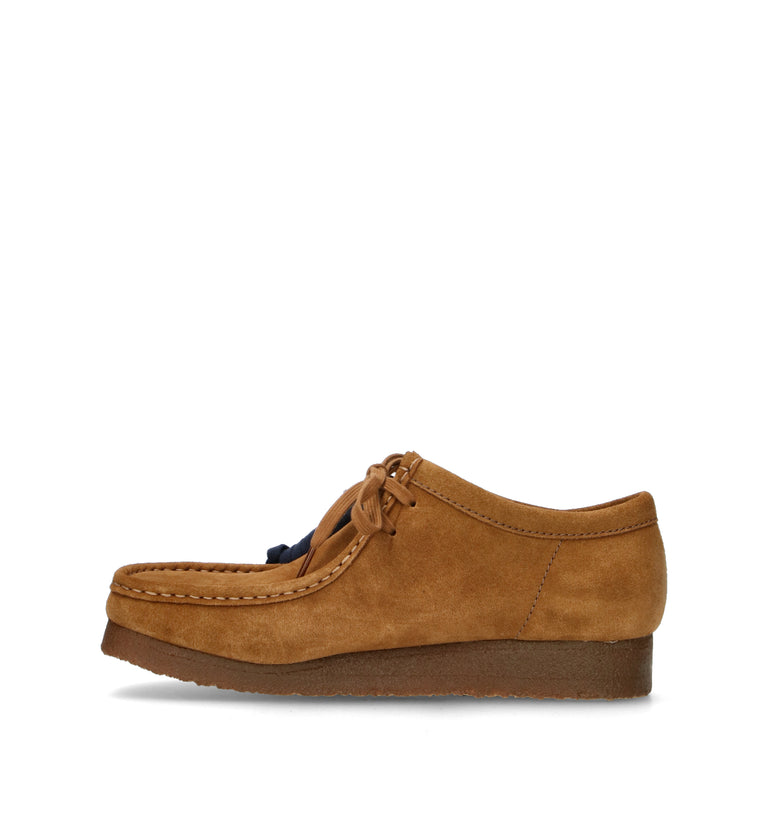 CLARKS ESSENTIALS WALLABEE Mocassino uomo marrone in suede