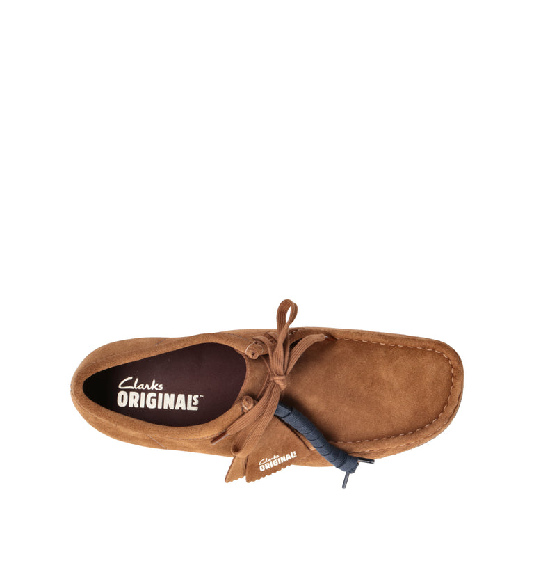 CLARKS ESSENTIALS WALLABEE Mocassino uomo marrone in suede