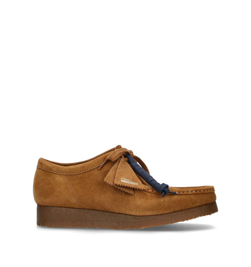 CLARKS ESSENTIALS WALLABEE Mocassino uomo marrone in suede
