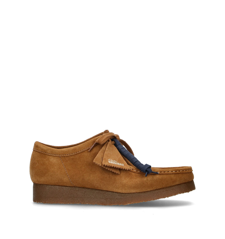 CLARKS ESSENTIALS WALLABEE Mocassino uomo marrone in suede