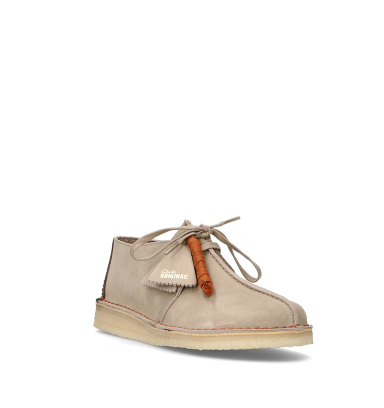 CLARKS ORIGINALS DESERT TREK Polacco uomo beige in suede