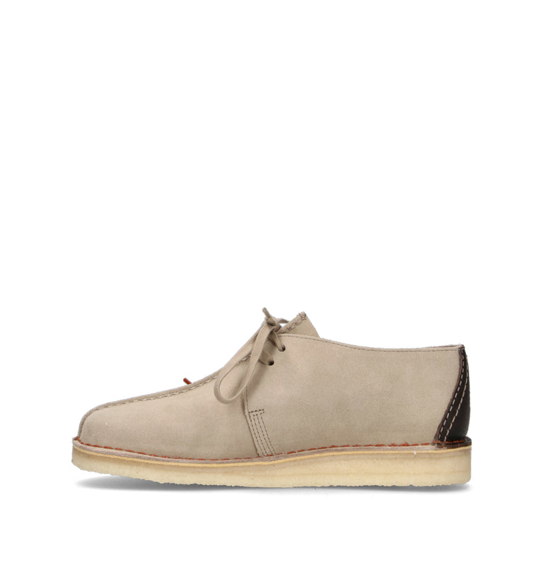 CLARKS ORIGINALS DESERT TREK Polacco uomo beige in suede