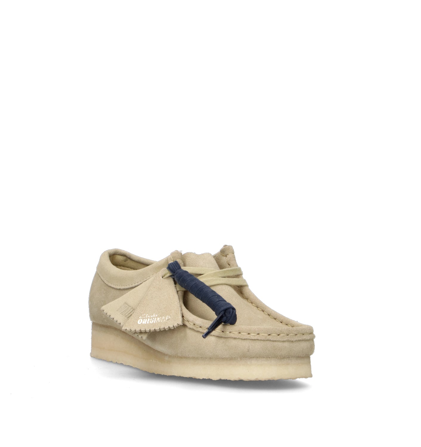 CLARKS ESSENTIALS WALLABEE Mocassino donna beige in suede