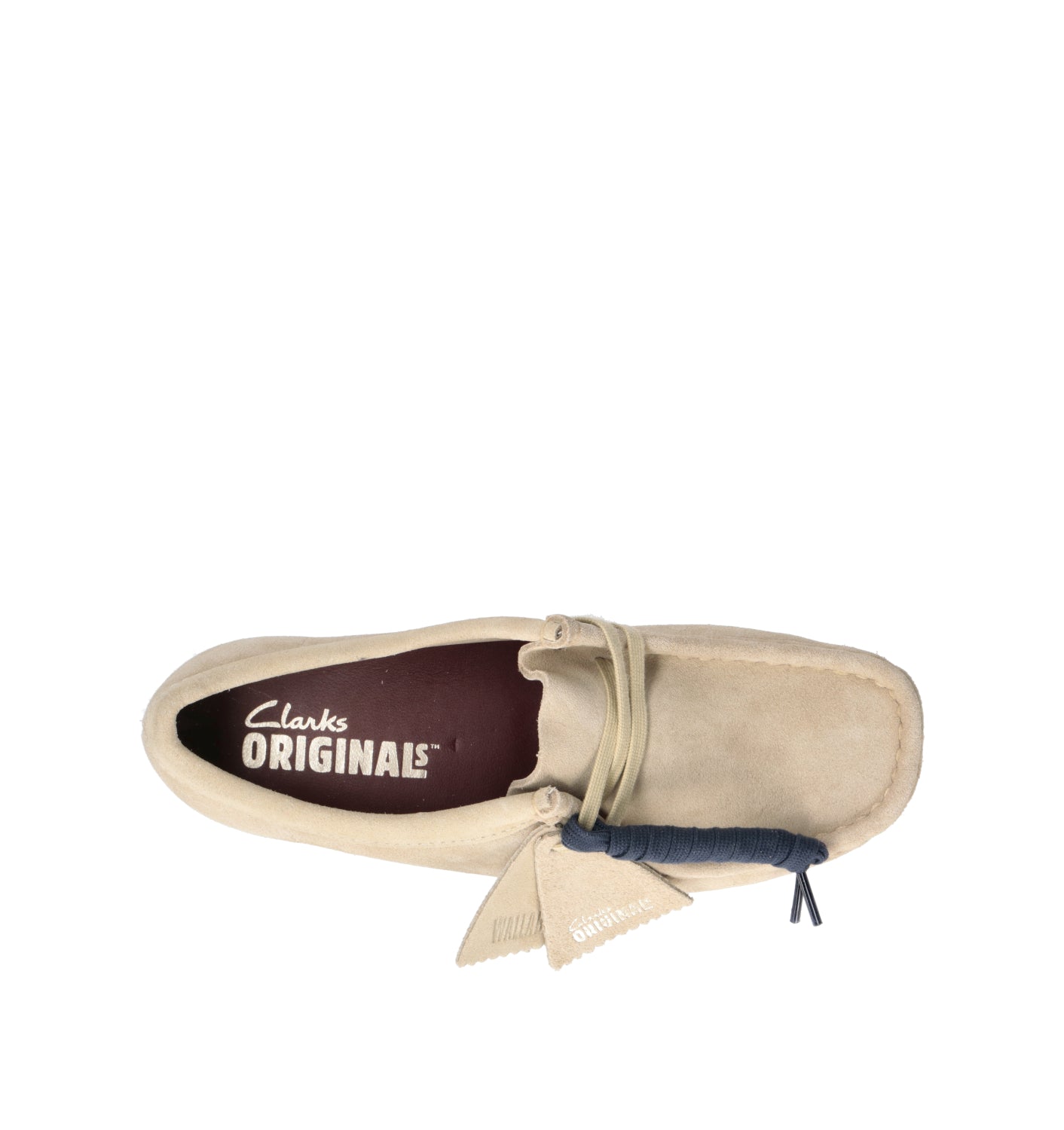 CLARKS ESSENTIALS WALLABEE Mocassino donna beige in suede