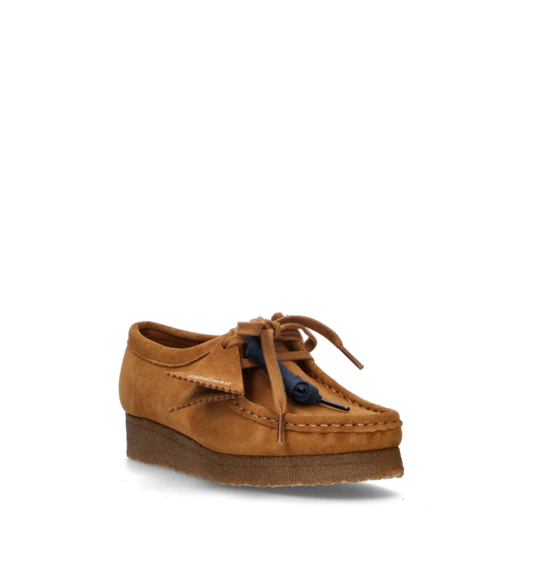 CLARKS ESSENTIALS WALLABEE Mocassino donna marrone in suede
