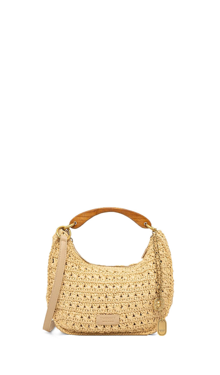 TWIN SET-SIMONA BARBIERI Borsetta donna naturale