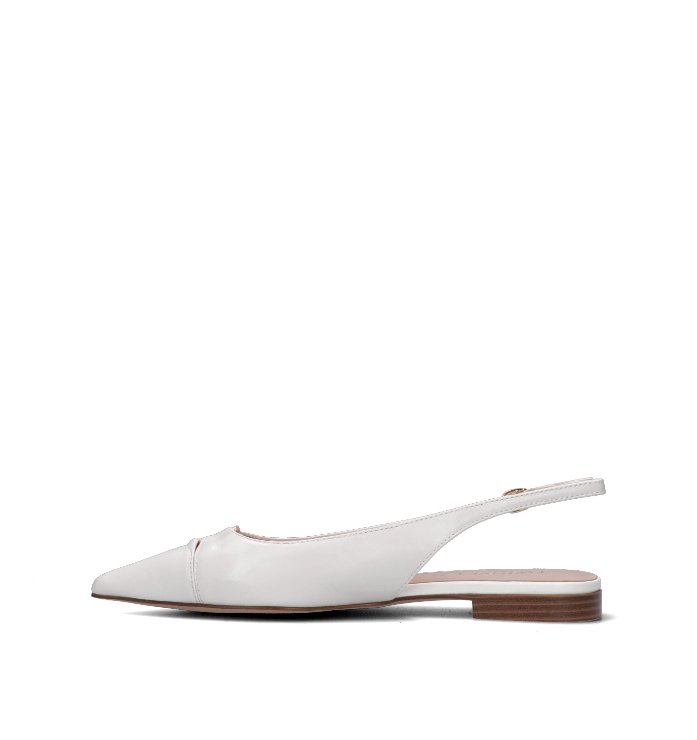 TWIN SET-SIMONA BARBIERI Slingback donna bianca in pelle