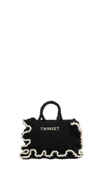 TWIN SET-SIMONA BARBIERI Borsa tracolla nera