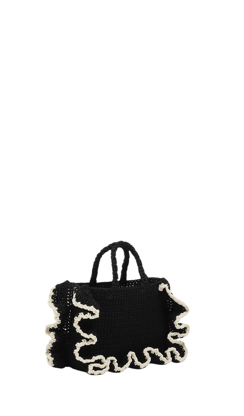 TWIN SET-SIMONA BARBIERI Borsa tracolla nera