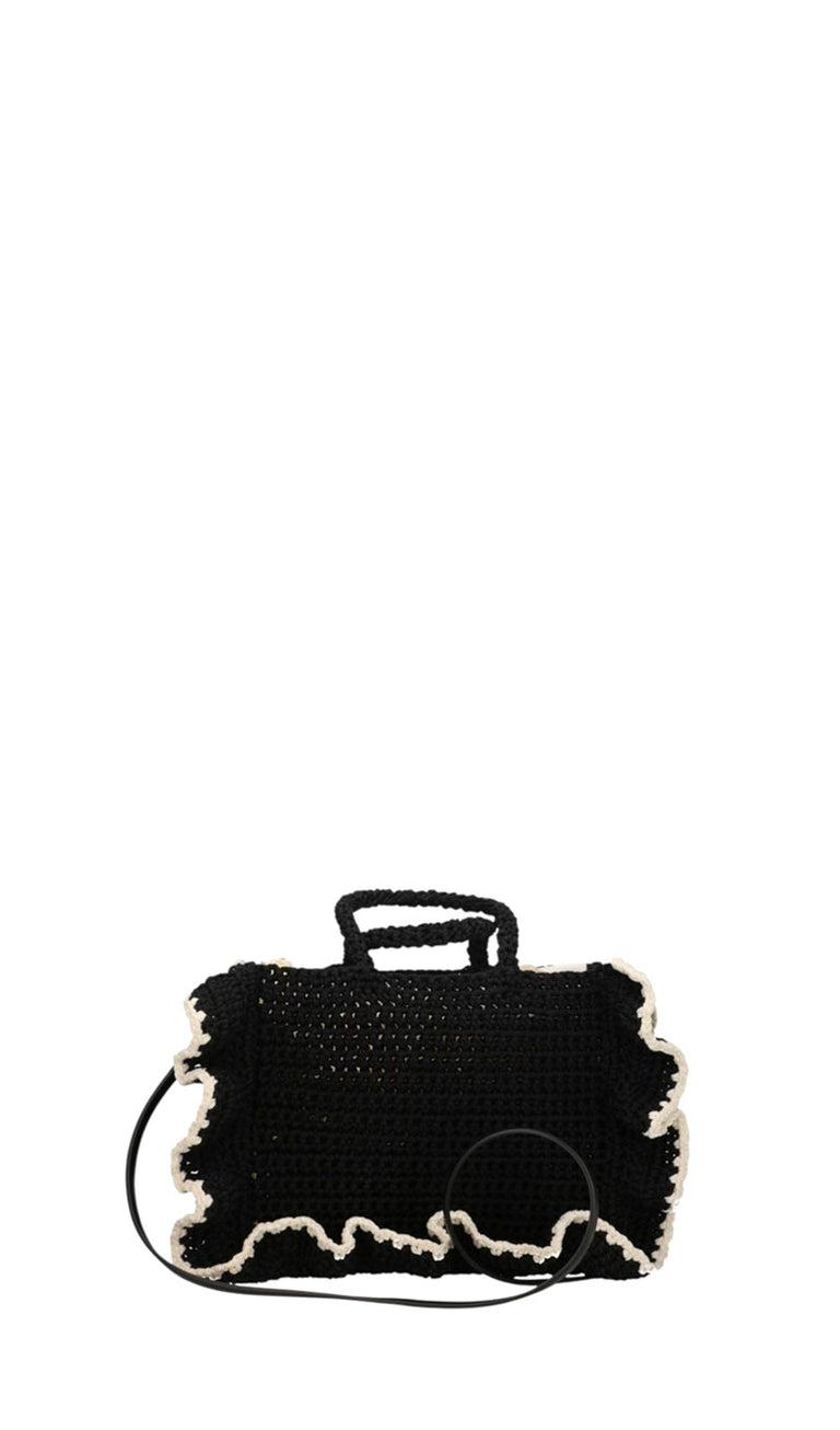 TWIN SET-SIMONA BARBIERI Borsa tracolla nera