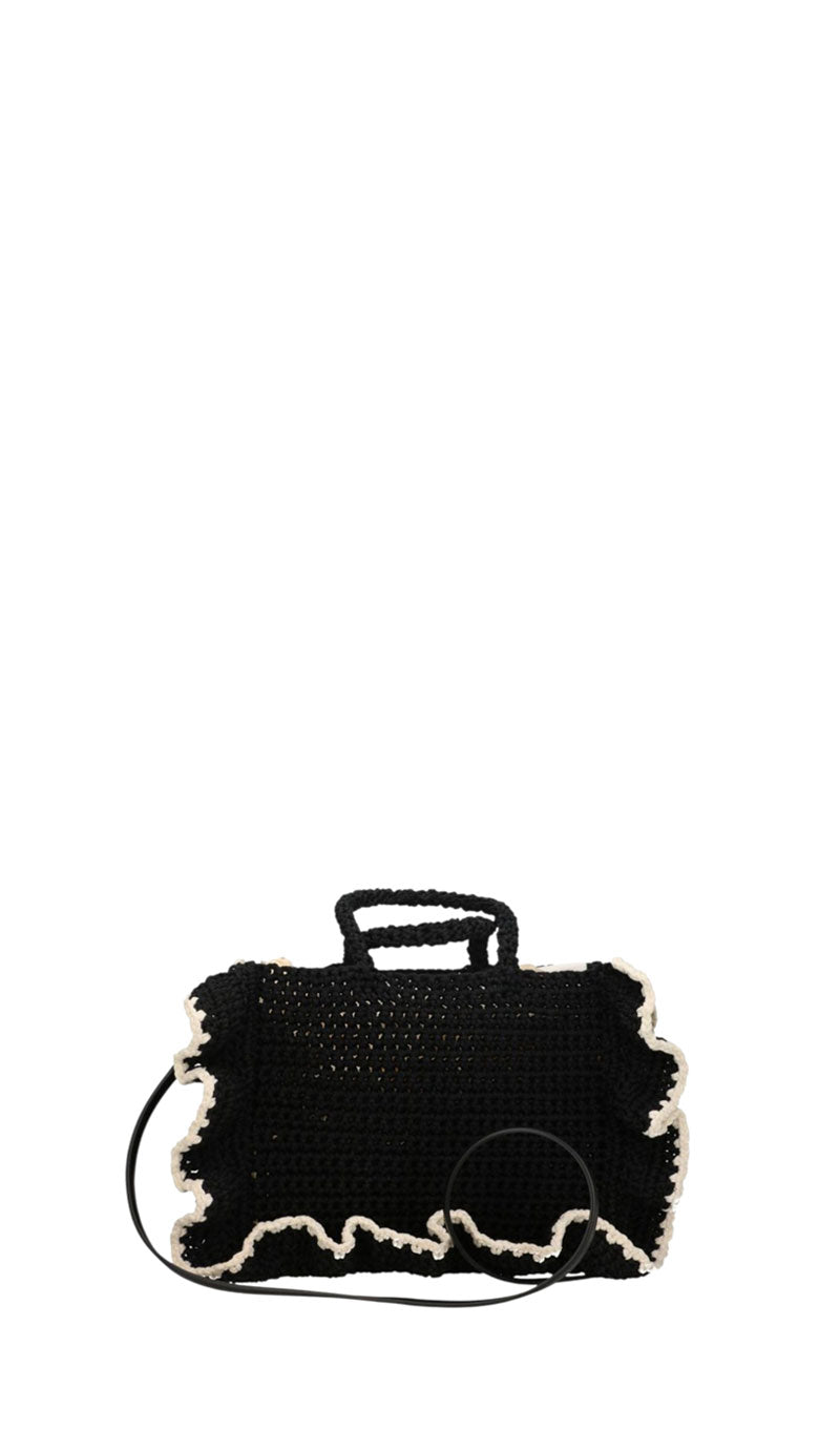 TWIN SET-SIMONA BARBIERI Borsa tracolla nera