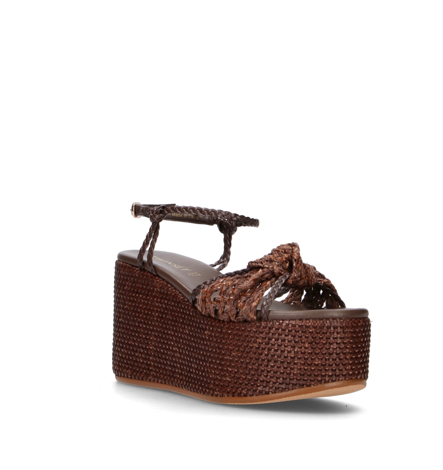 TWIN SET-SIMONA BARBIERI Sandalo donna marrone