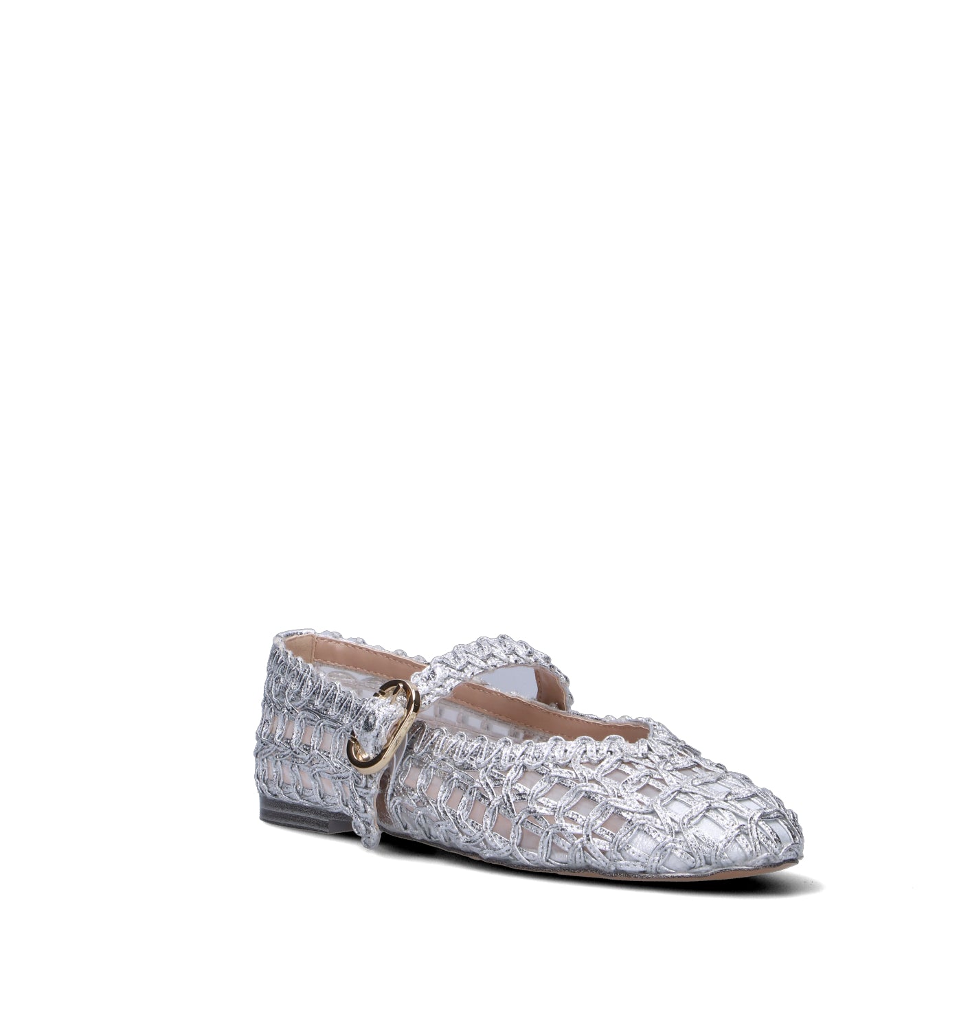 TWIN SET-SIMONA BARBIERI Ballerina donna argento