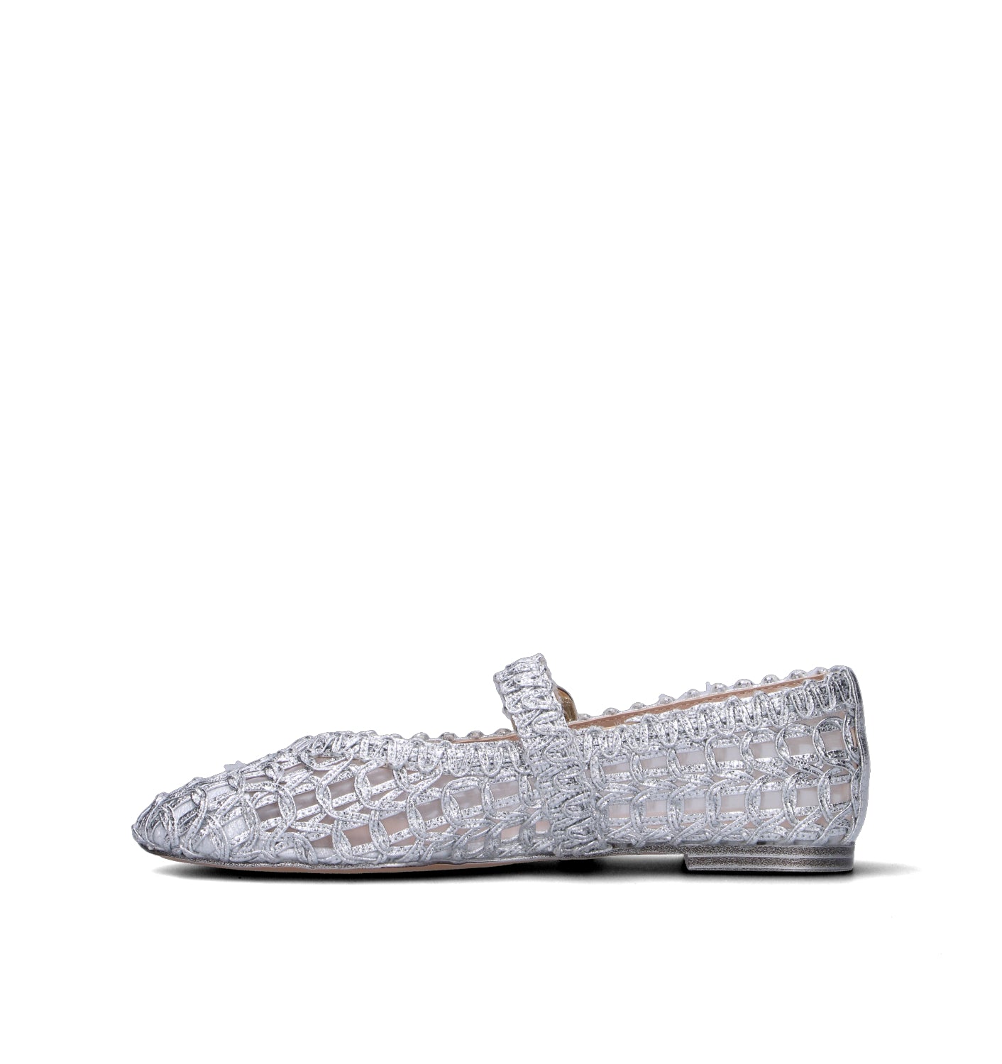 TWIN SET-SIMONA BARBIERI Ballerina donna argento