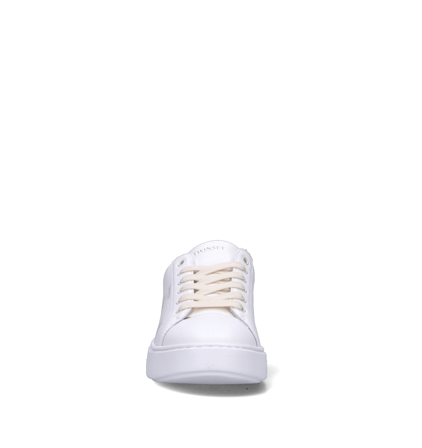 TWIN SET-SIMONA BARBIERI Sneaker donna bianca in pelle