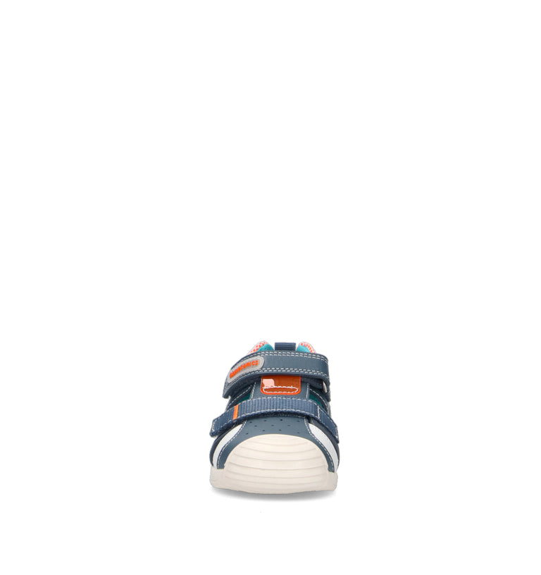 BIOMECANICS Sandalo bimbo blu in pelle