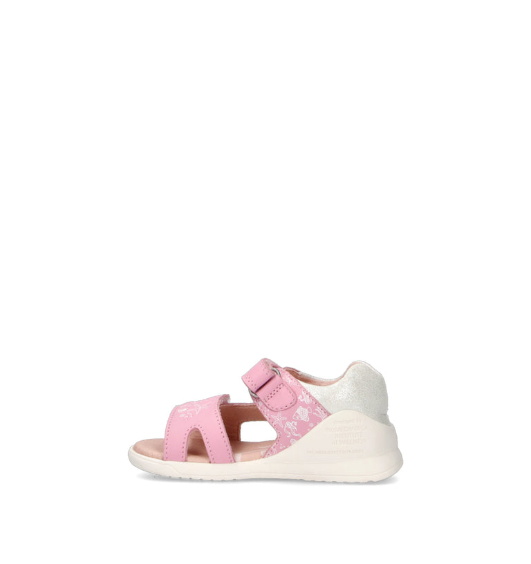 BIOMECANICS Sandalo bimba rosa in pelle