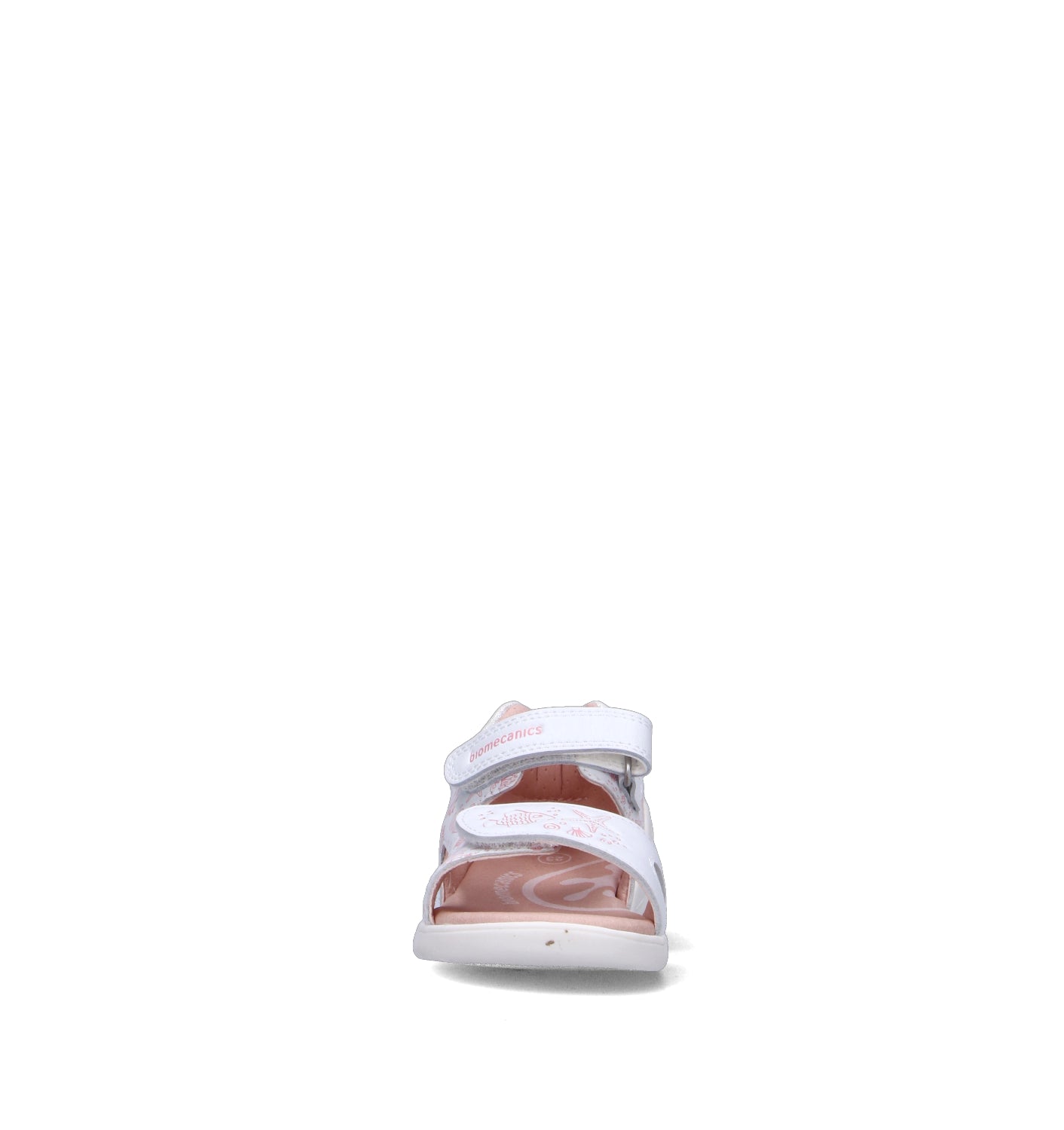 BIOMECANICS Sandalo bimba bianco in pelle
