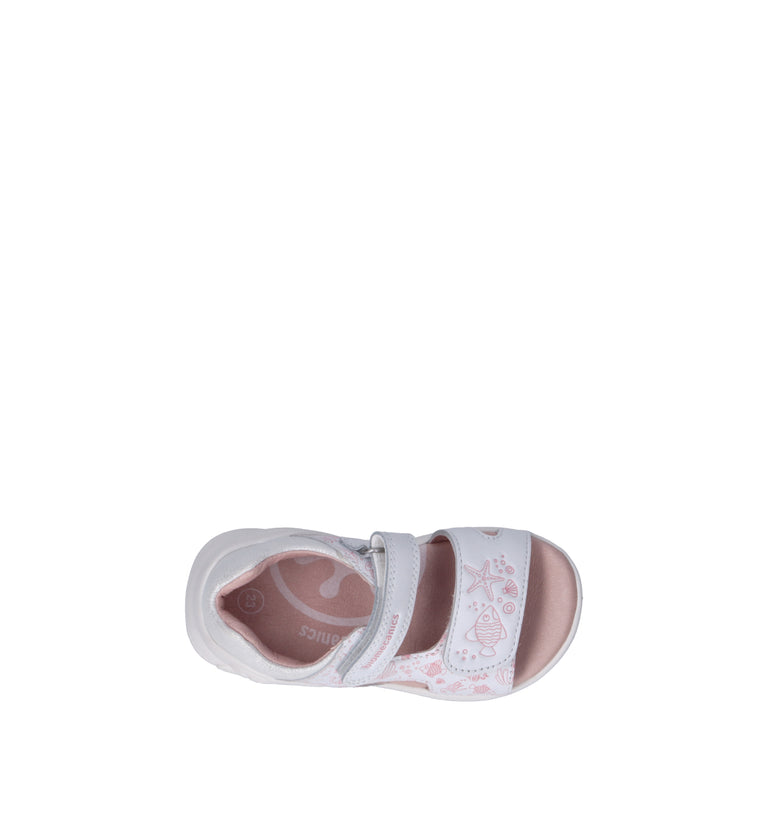 BIOMECANICS Sandalo bimba bianco in pelle