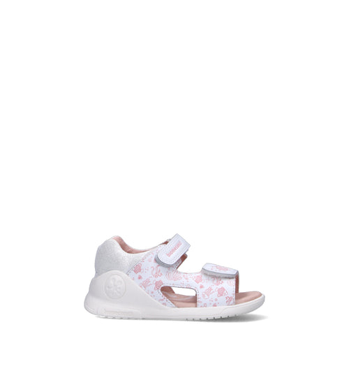 BIOMECANICS Sandalo bimba bianco in pelle