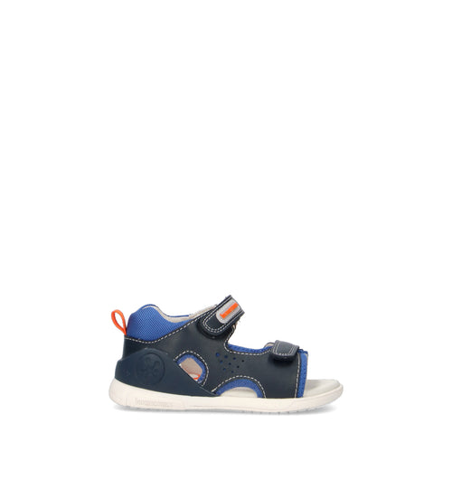 BIOMECANICS Sandalo bimbo blu in pelle