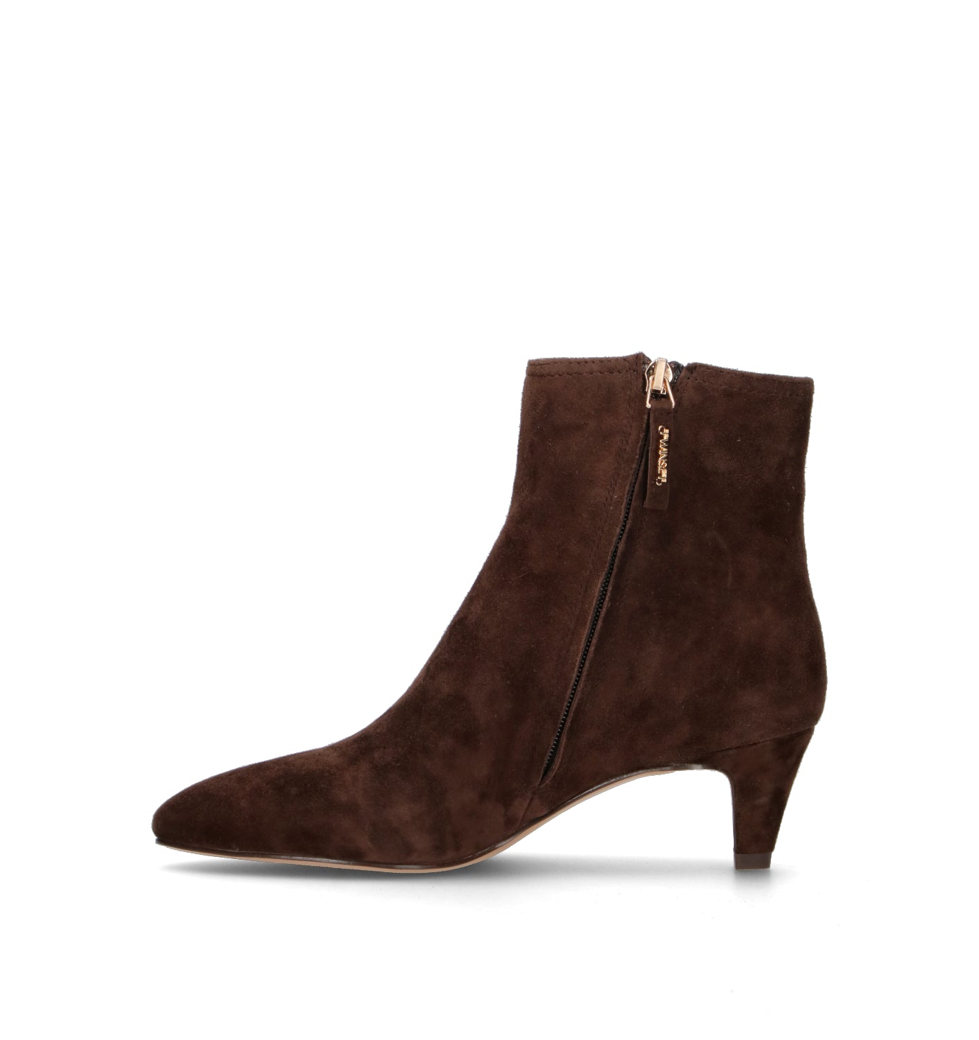 TWIN SET-SIMONA BARBIERI Tronchetto donna marrone in suede