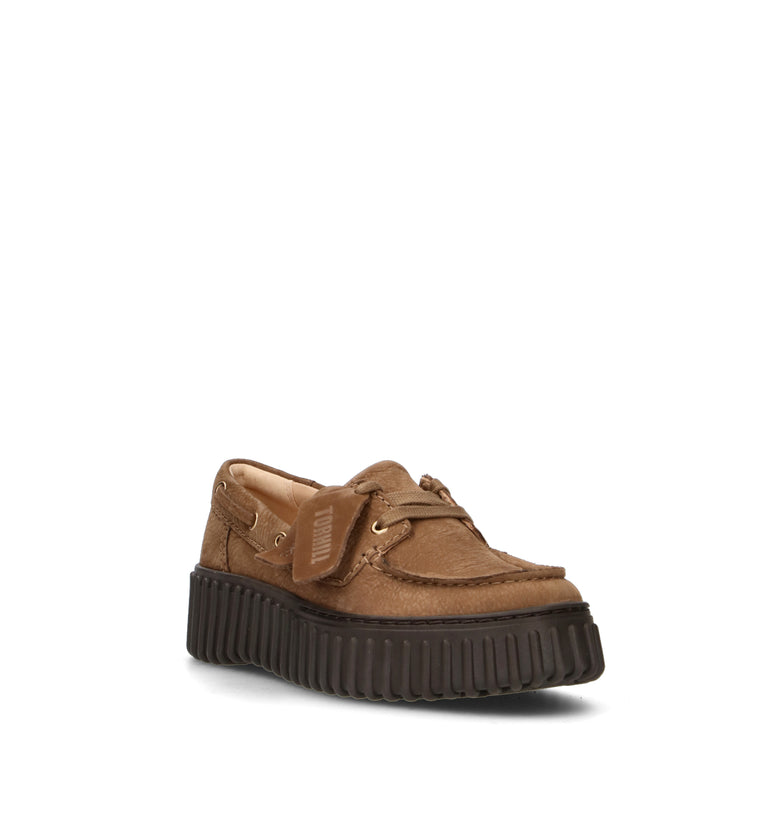 CLARKS CORE TORHILL BOAT Mocassino donna marrone in nabuk