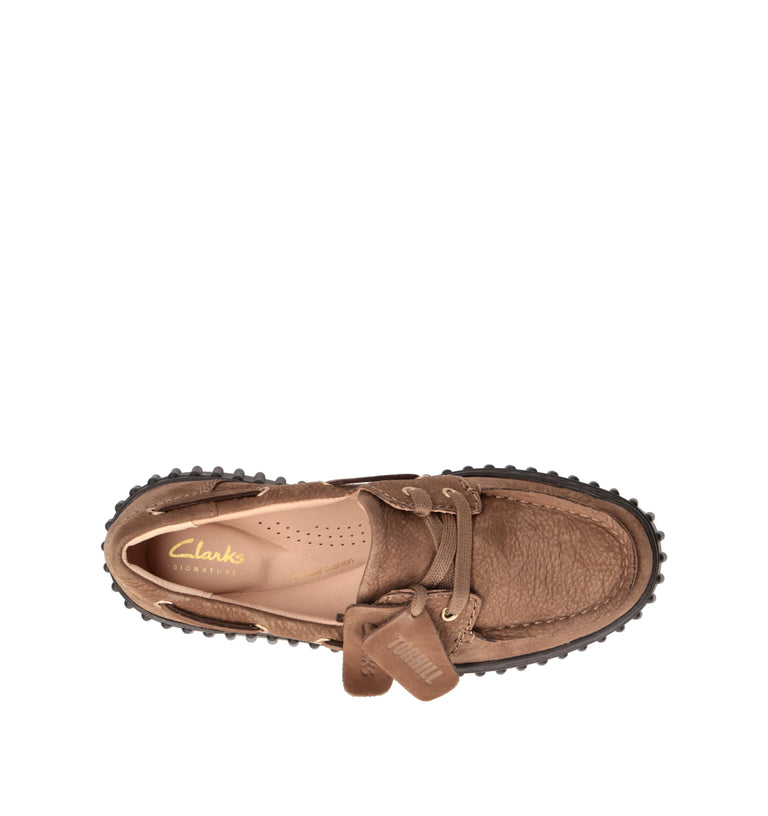 CLARKS CORE TORHILL BOAT Mocassino donna marrone in nabuk
