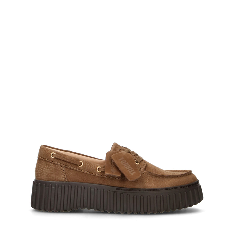CLARKS CORE TORHILL BOAT Mocassino donna marrone in nabuk