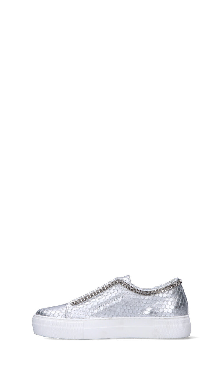 OTTANT8,6 Sneaker donna argento in pelle