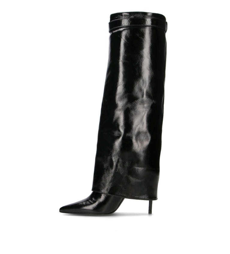 CHANTAL 1962 Stivale donna nero in pelle