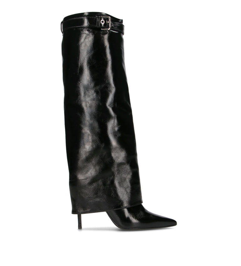 CHANTAL 1962 Stivale donna nero in pelle