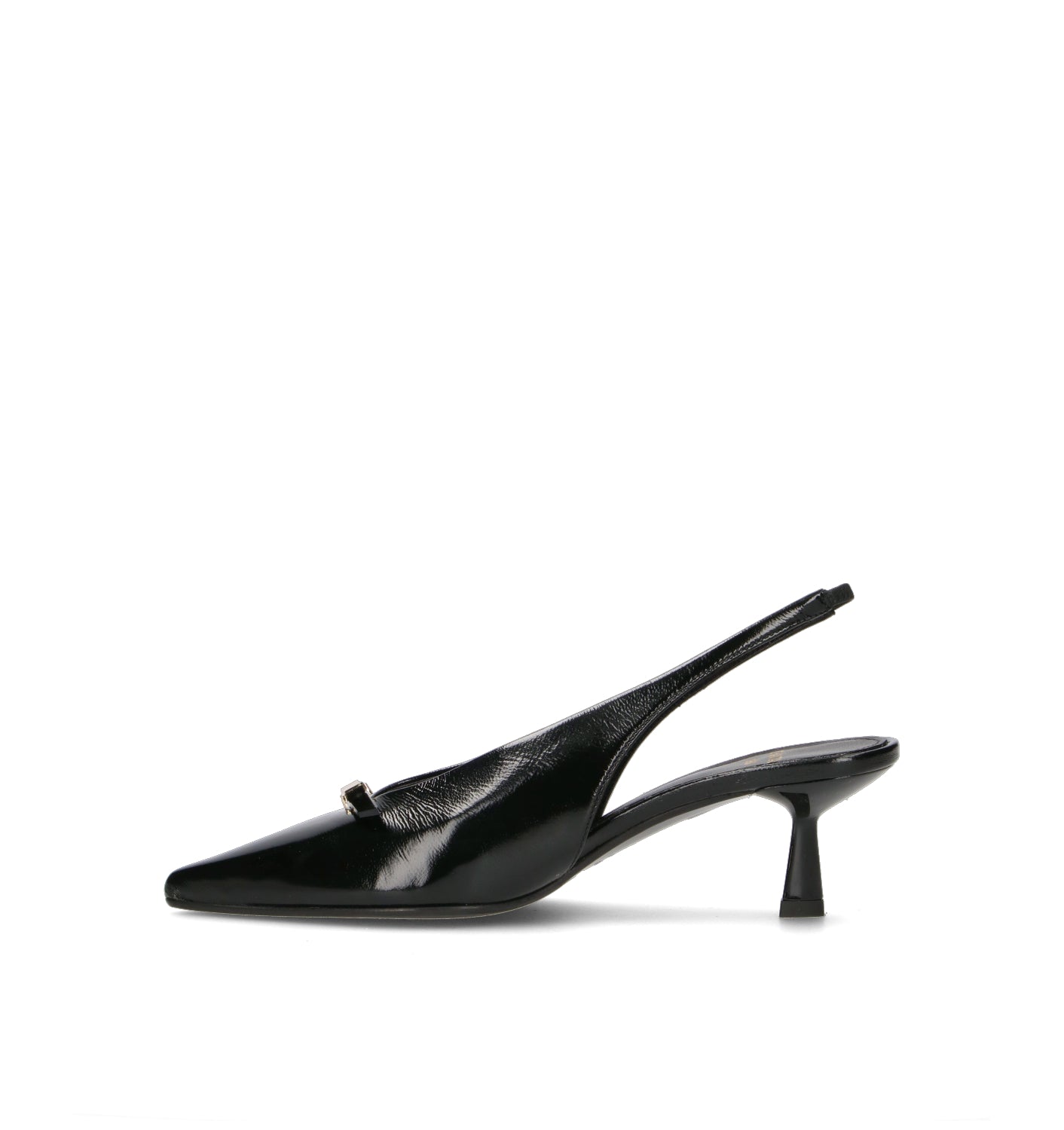 CHANTAL 1962 Slingback donna nera in pelle