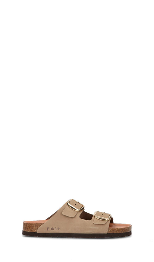JANE KLAIN Ciabatta donna taupe in pelle