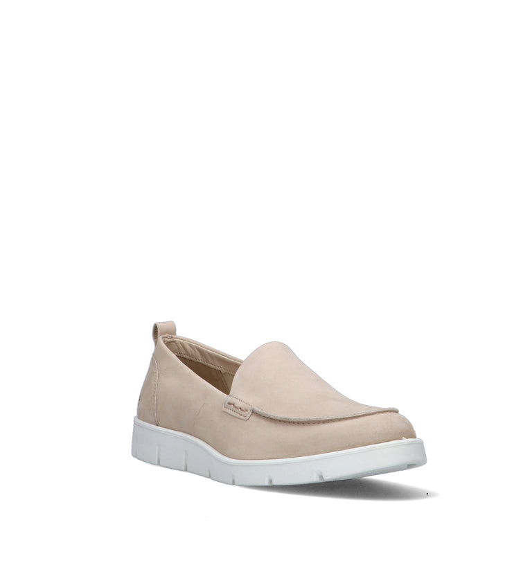 ECCO Mocassino donna beige in nabuk