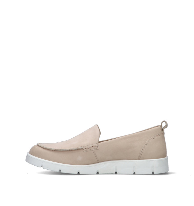 ECCO Mocassino donna beige in nabuk
