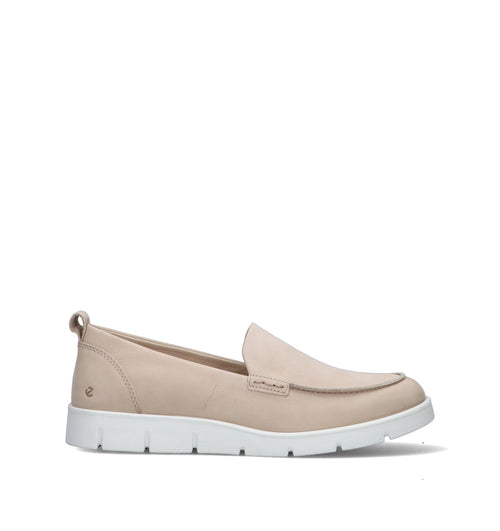 ECCO Mocassino donna beige in nabuk