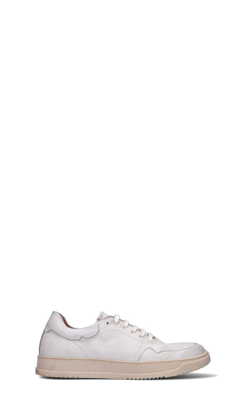 ANTICO MASTRO Sneaker uomo bianca in pelle